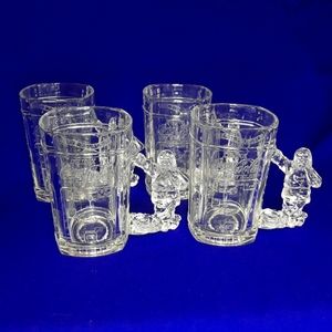 Vintage Coca-cola Christmas set of 4